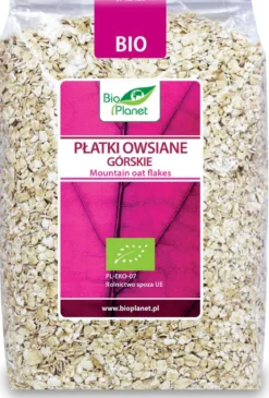Płatki Owsiane Górskie BIO 600g Bio Planet