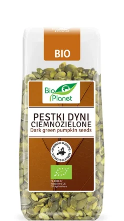 Pestki Dyni ciemnozielone - uprawiane w europie BIO 150g Bio Planet