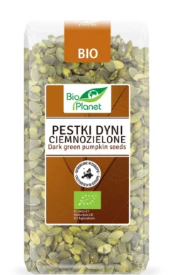 Pestki dyni ciemnozielone - uprawiane w europie BIO 350g Bio Planet