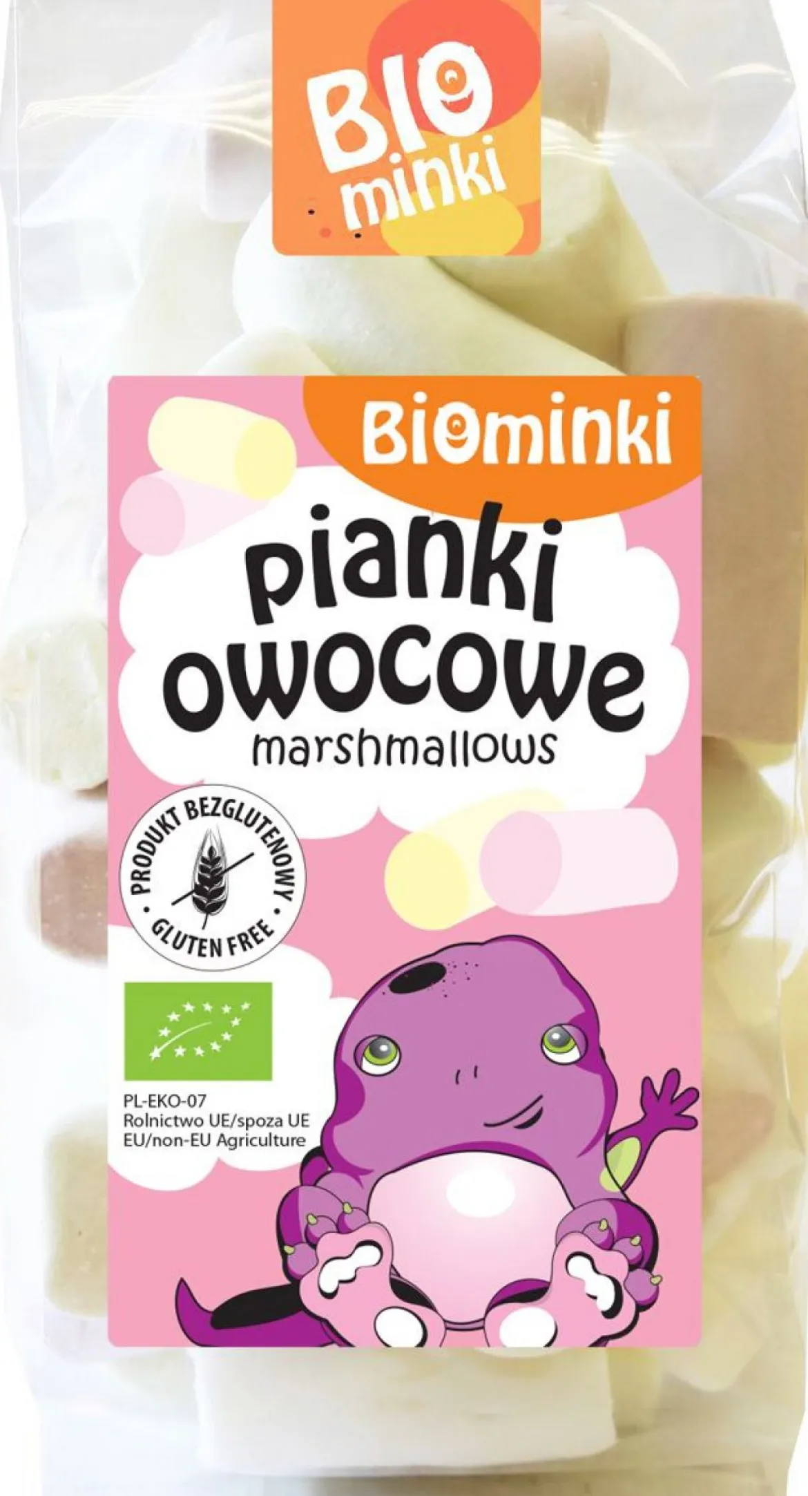 Pianki owocowe BIO 100g Biominki