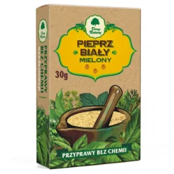 Pieprz biały mielony (kartonik) 50g Dary Natury