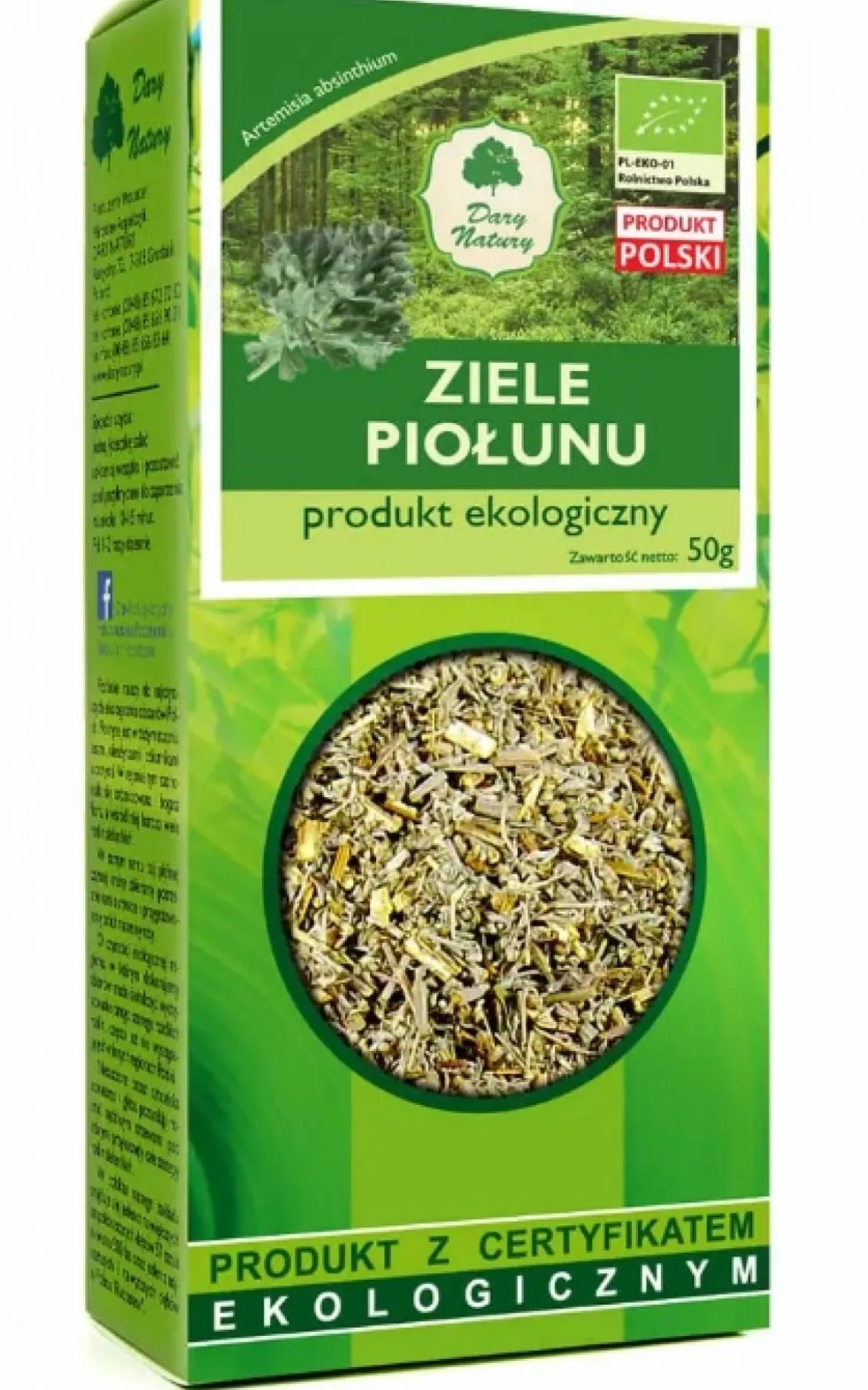 Piołun ziele EKO 50g Dary Natury