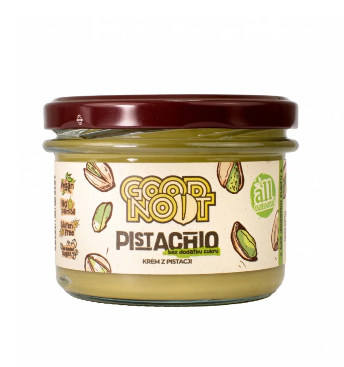 Pistachio Krem z pistacji bez cukru 200g Good Noot