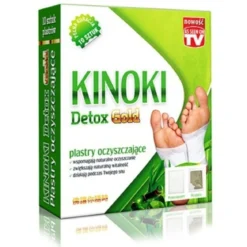 Plastry oczyszczające - Kinoki Detox Gold 10szt Aura Herbals