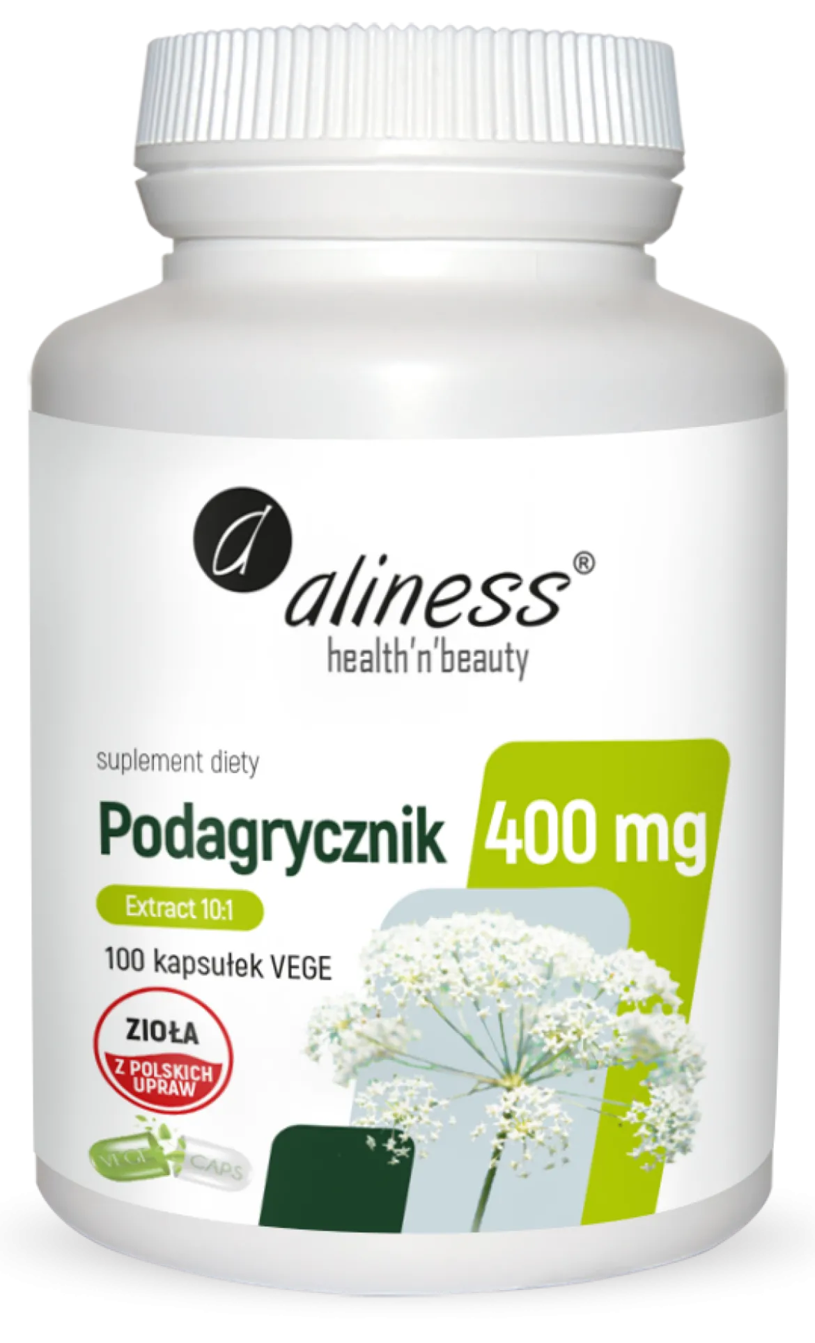Podagrycznik ekstrakt 400mgx100kaps Aliness