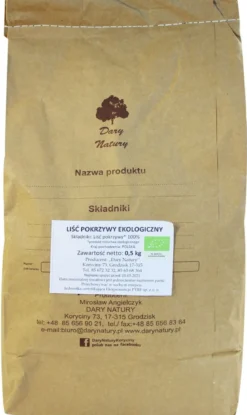 Pokrzywa liść EKO 500g Dary Natury