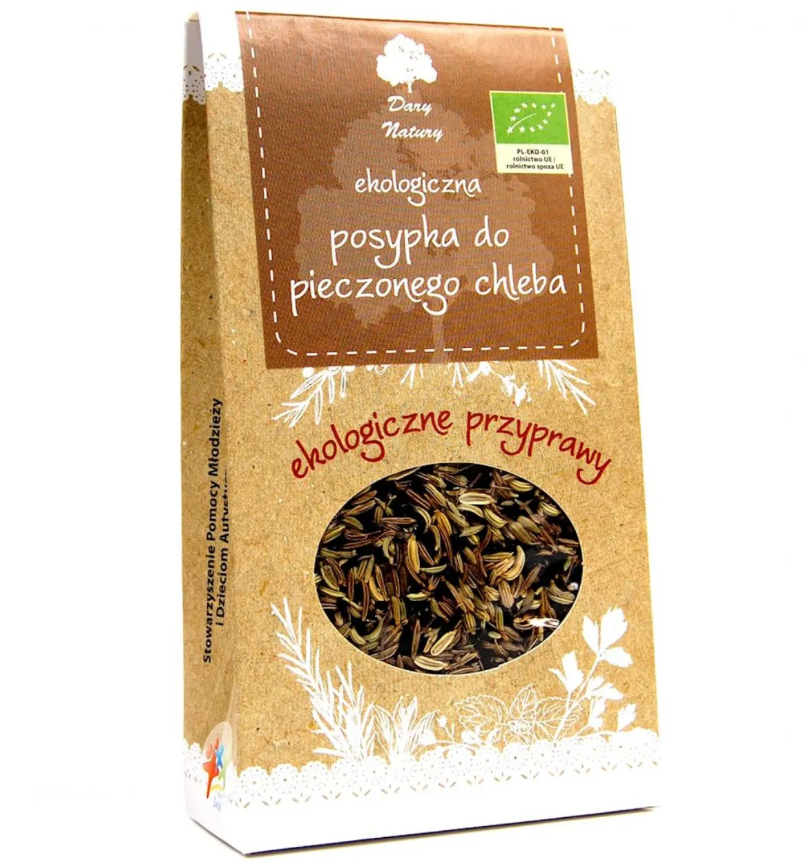 Posypka do pieczonego chleba BIO 50g Dary Natury