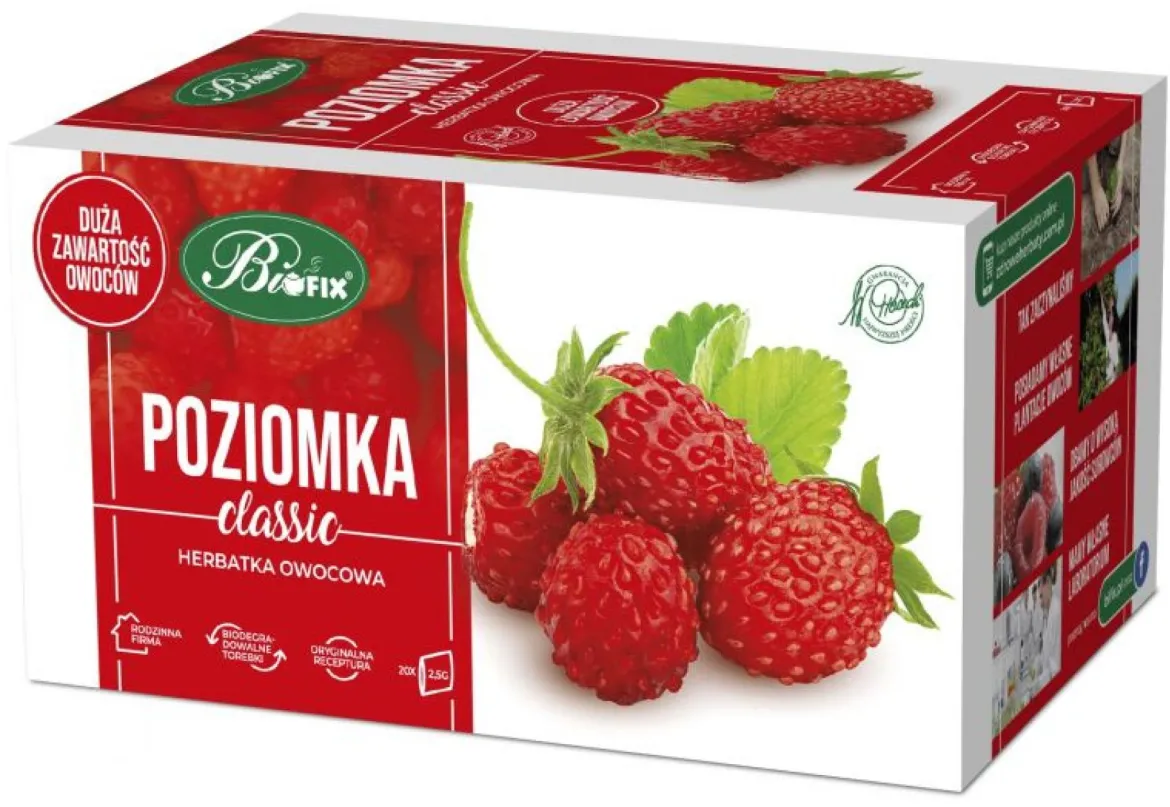 Poziomka Herbatka owocowa ekspresowa 20x2,5g BiFix