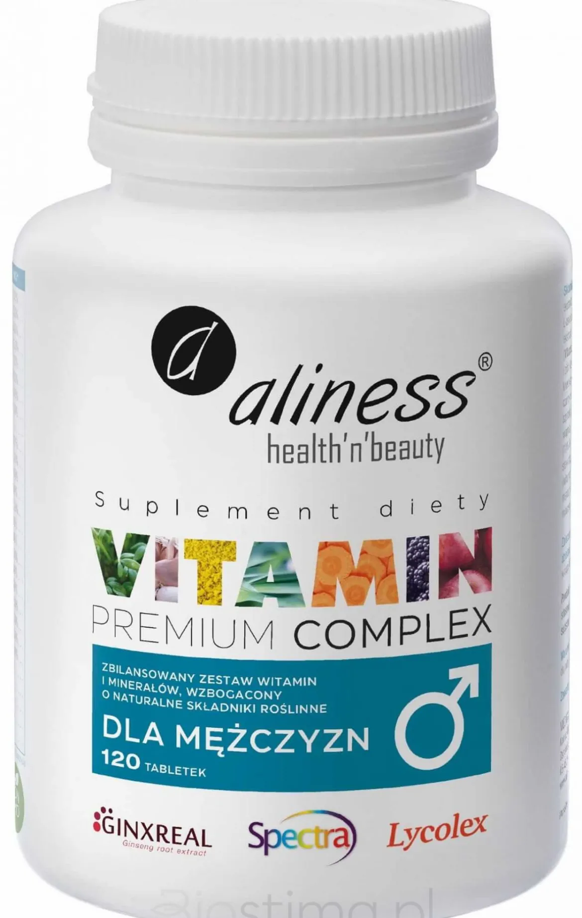 Premium Vitamin Complex dla mężczyzn x 120 tabletek Aliness
