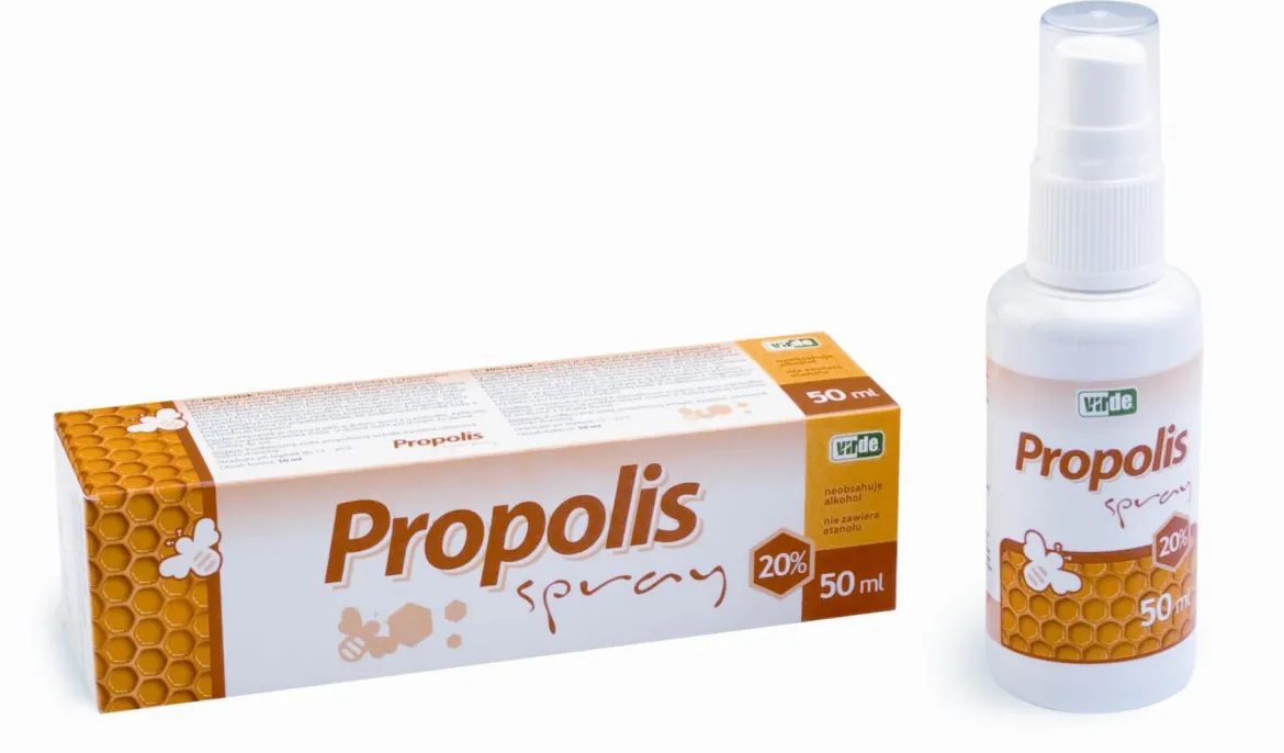 Propolis 20% bez alkoholu spray 50ml Virde