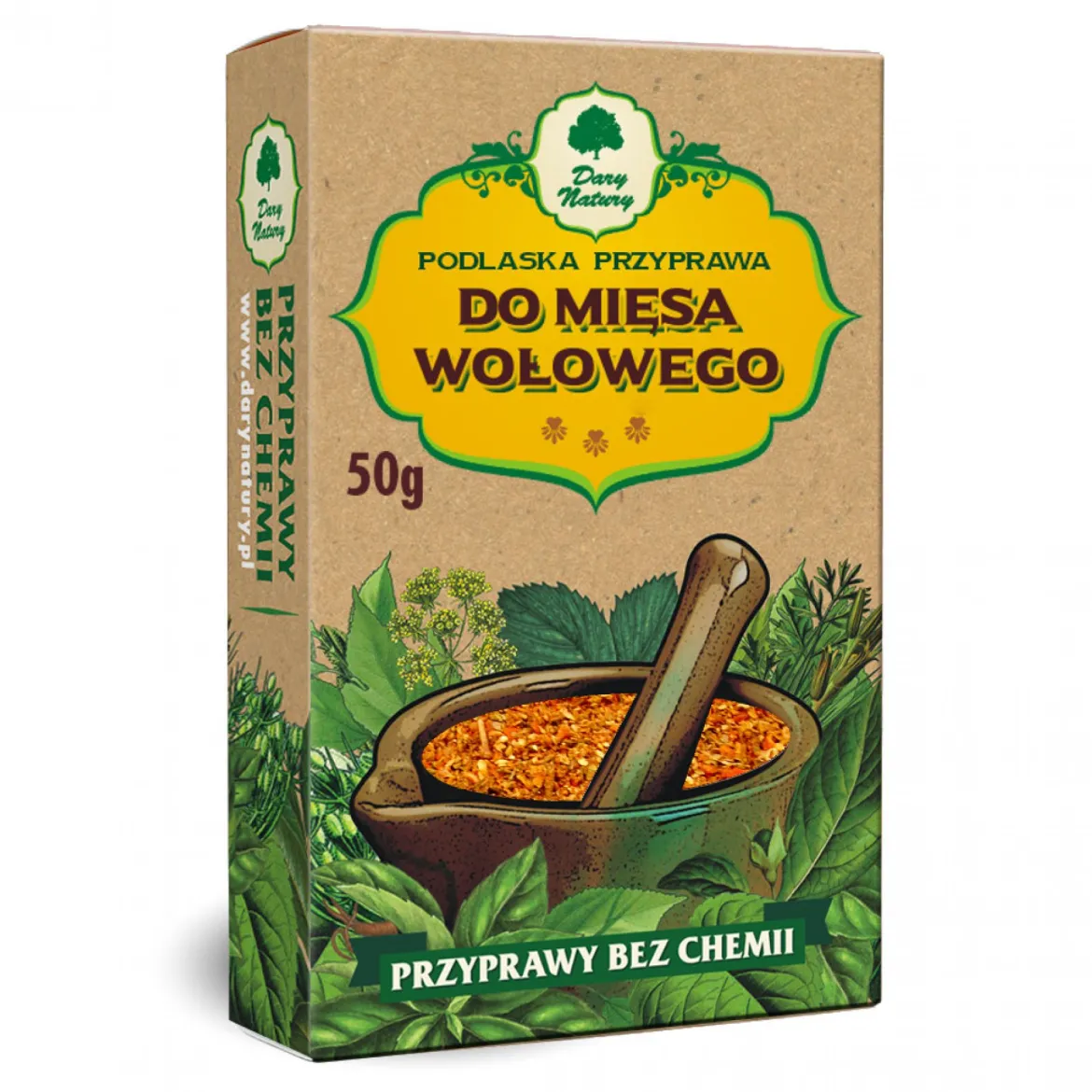 Przyprawa do mięsa wołowego 50g Dary Natury