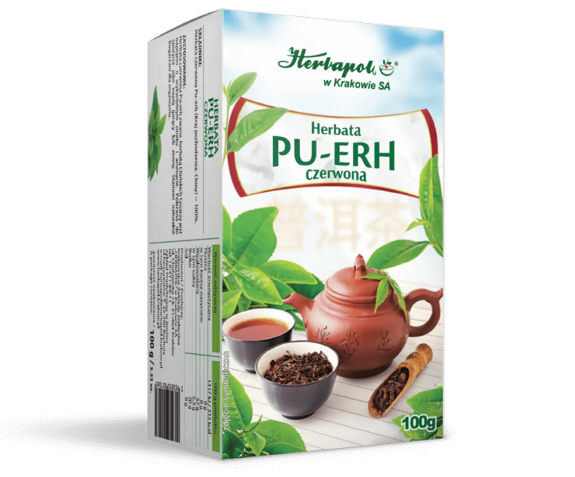 Pu-erh Herbata czerwona 100g Herbapol