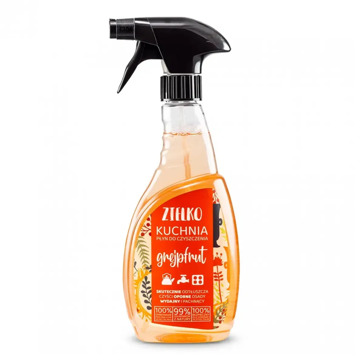 Płyn do czyszczenia kuchni Grejpfrut 500ml Zielko