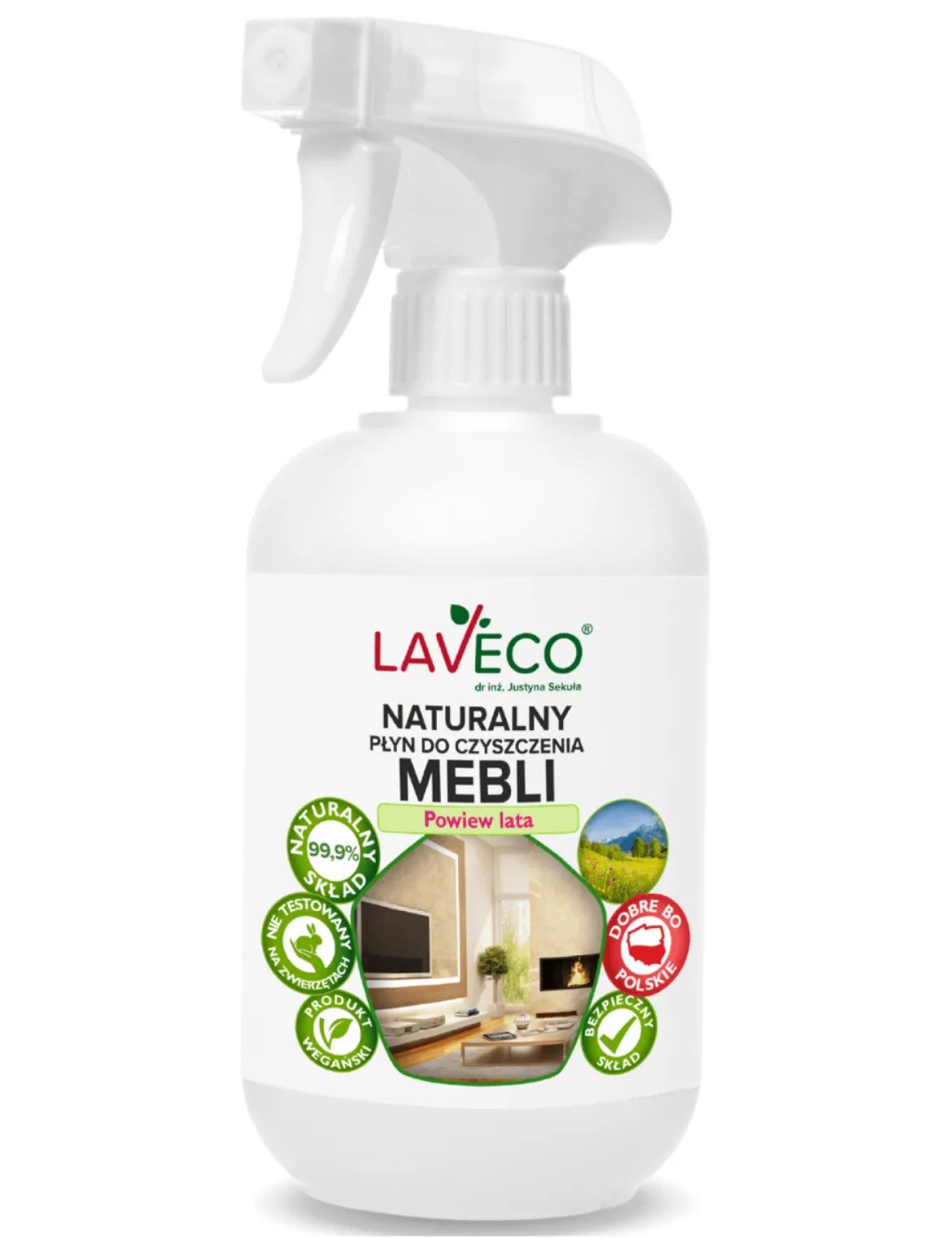 Płyn do czyszczenia mebli Powiew lata 500ml Laveco