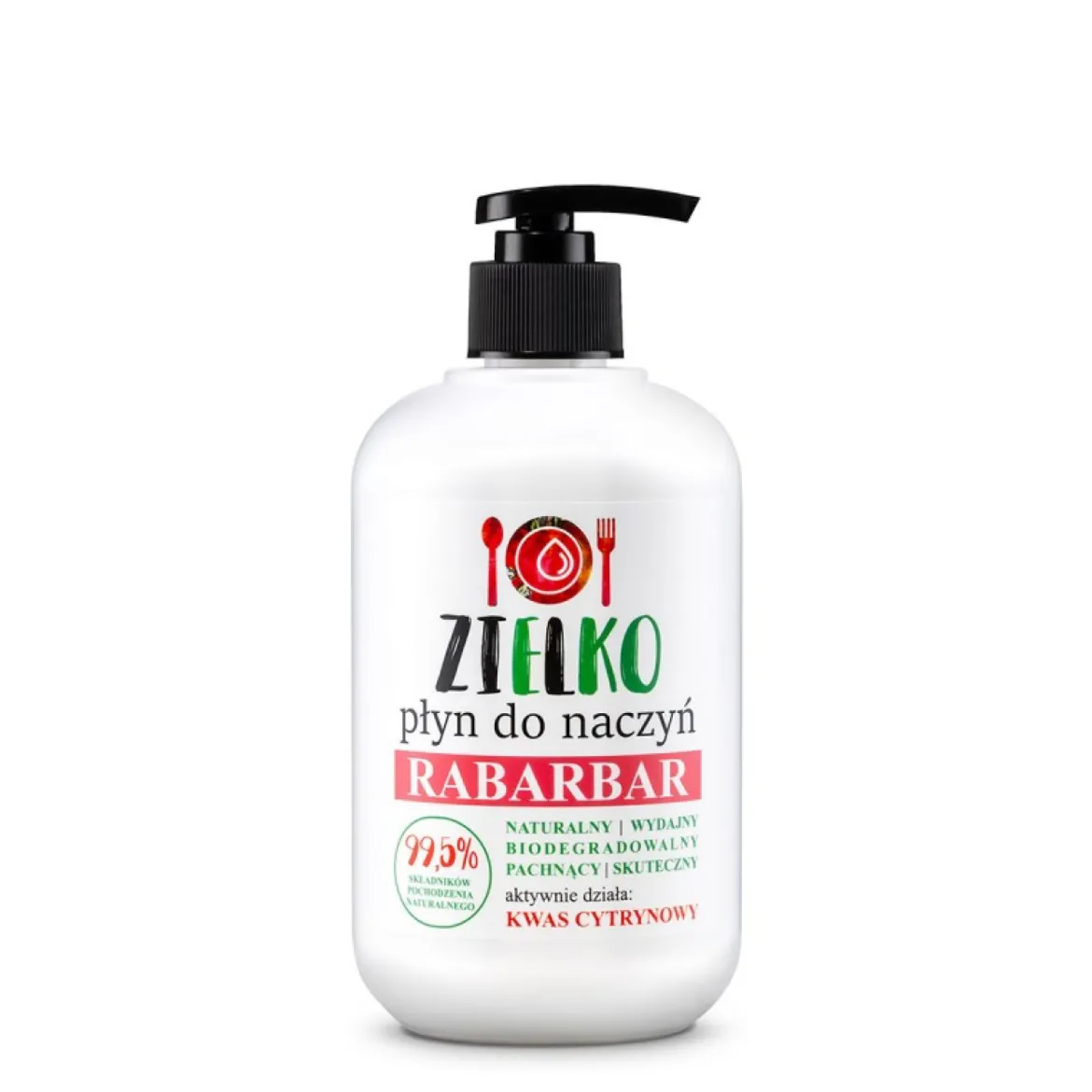 Płyn do mycia naczyń Rabarbar 500ml Zielko