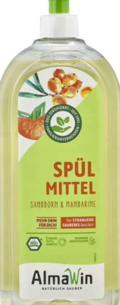Płyn do mycia naczyń Rokitnikowo-Mandarynkowy ECO 1l Almawin