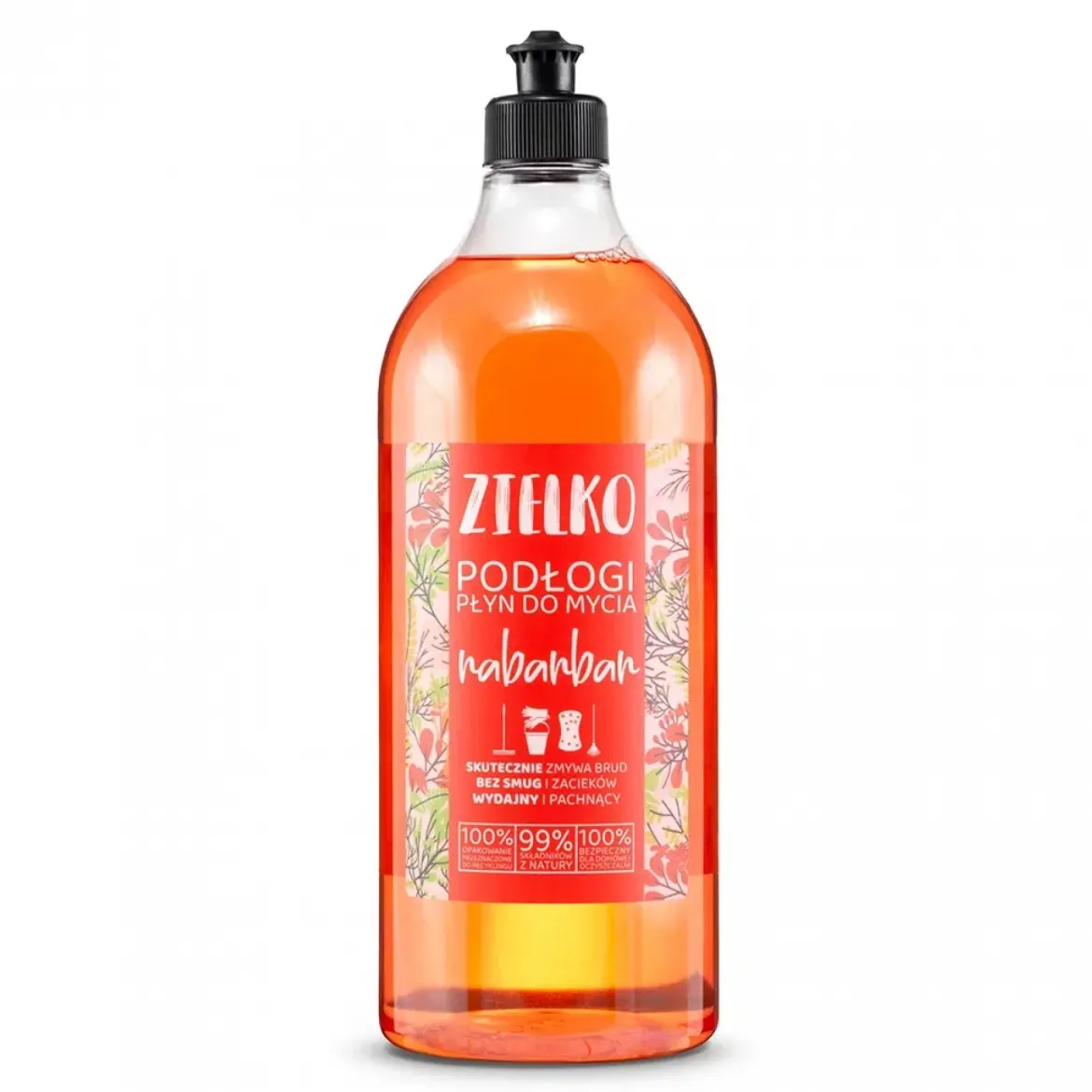 Płyn do podłóg Rabarbar 1000ml Zielko