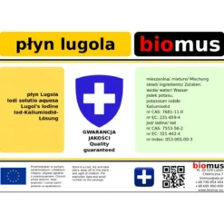 Płyn Lugola 100ml Biomus