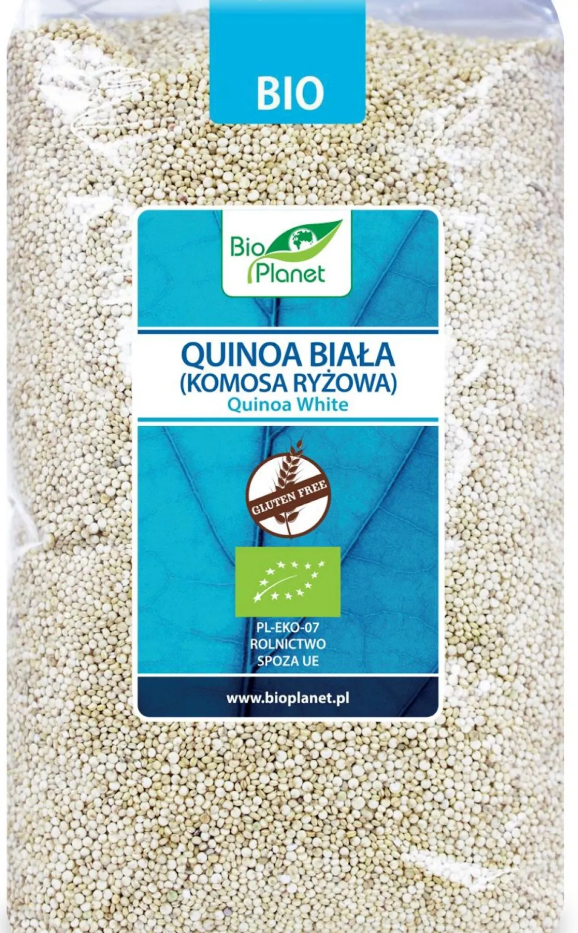 Quinoa Biała (Komosa Ryżowa) Bezglutenowa BIO 1kg Bio Planet
