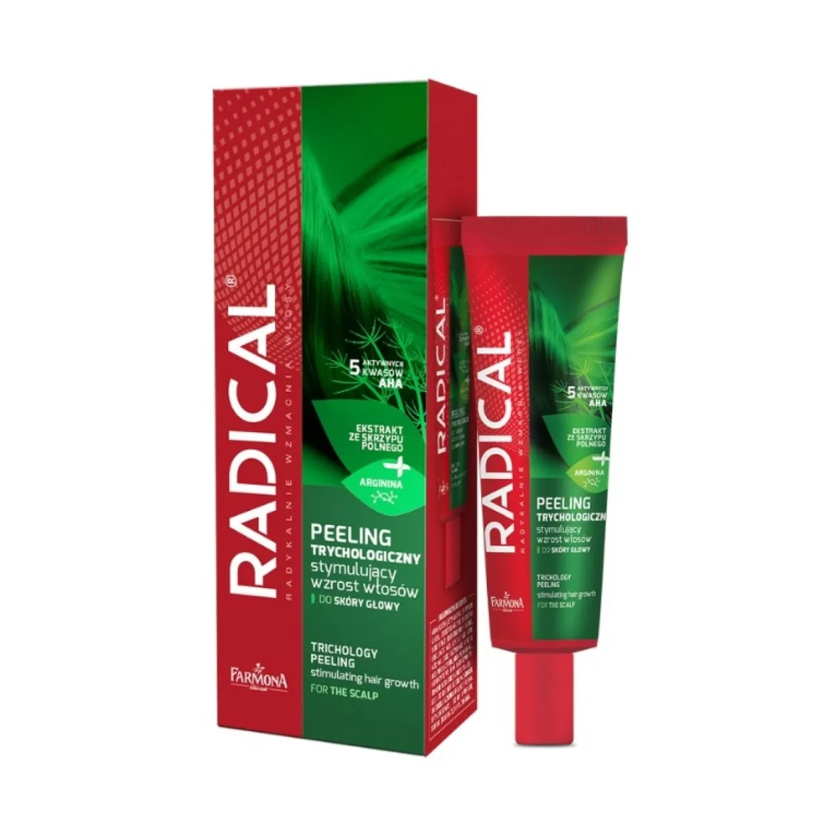 Radical Trychologiczny peeling oczyszczający do skóry głowy 75ml Farmona