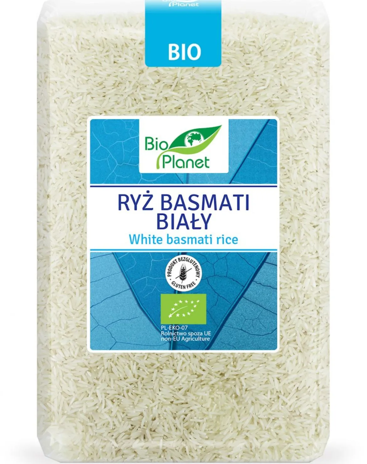 Ryż Basmati Biały Bezglutenowy BIO 2kg Bio Planet