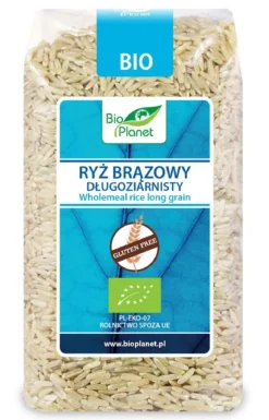 Ryż Brązowy Długoziarnisty BIO 500g Bio Planet