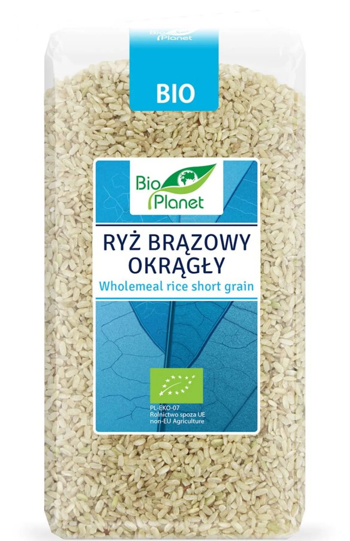 Ryż Brązowy Okrągły BIO 500g Bio Planet