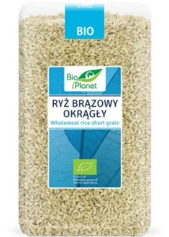 Ryż Brązowy Okrągły BIO 1kg Bio Planet