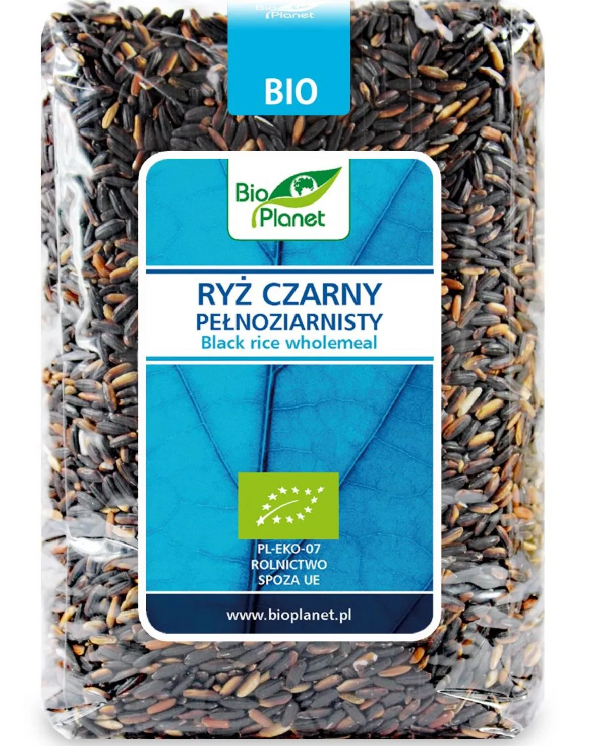Ryż Czarny Pełnoziarnisty BIO 1kg Bio Planet