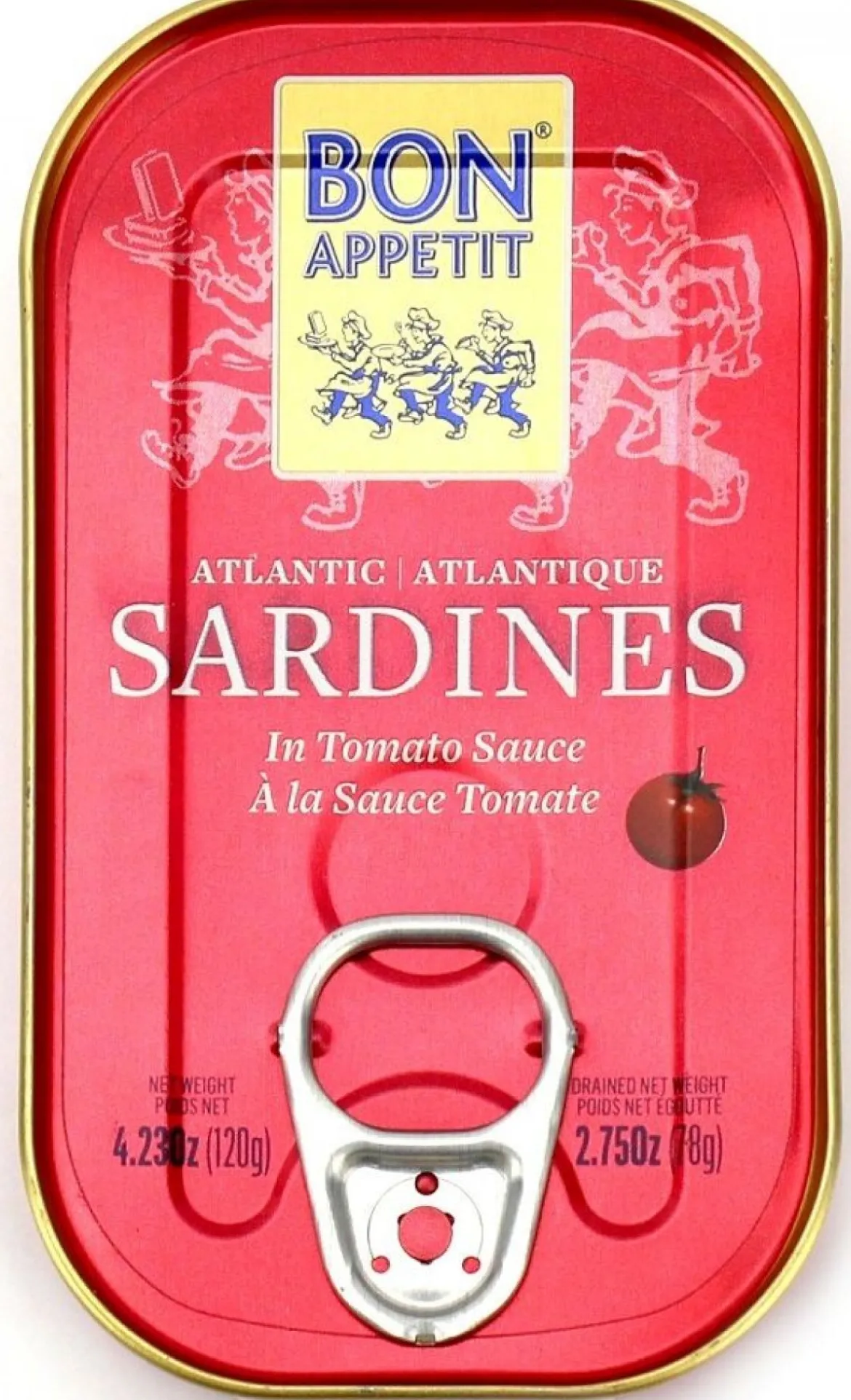 Sardynki Portugalskie w Sosie Pomidorowym 120g (78g) Bon Appetit