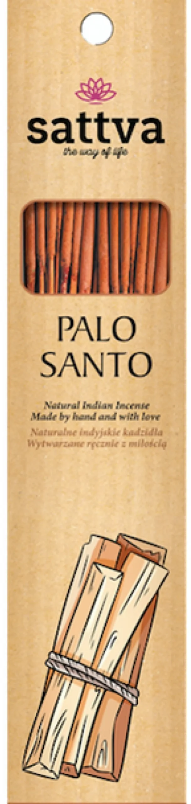 Sattva Kadzidło Palo Santo 30g 15 szt