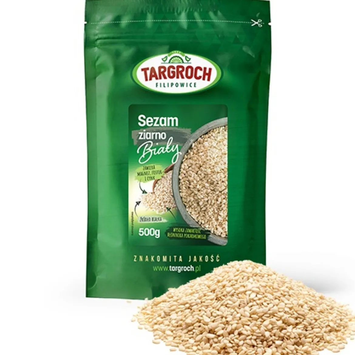Sezam ziarno 500g Targroch