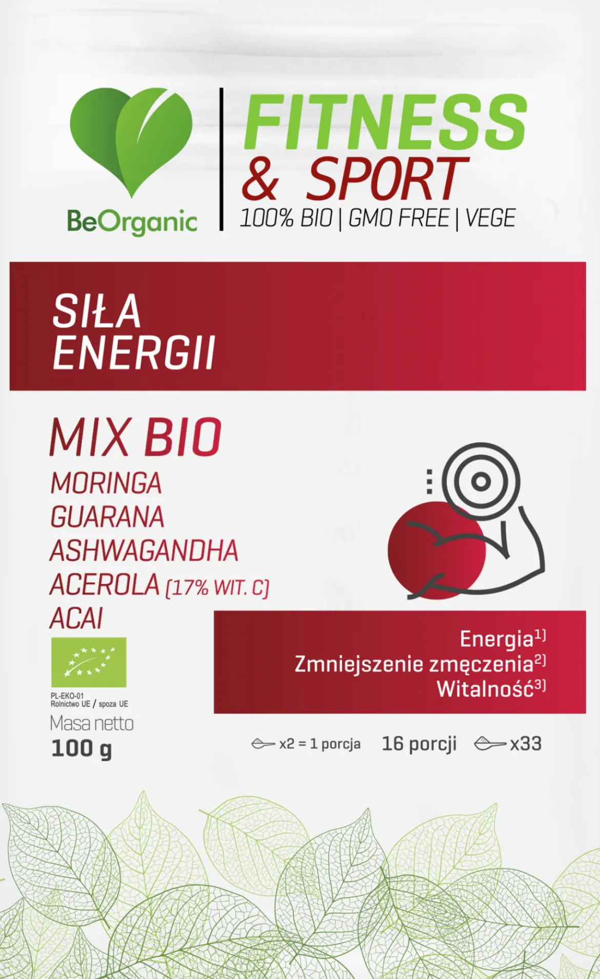 Siła Energii MIX BIO 100g BeOrganic