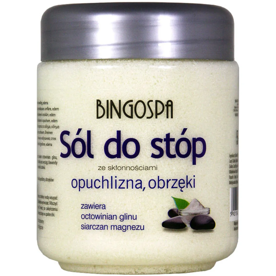 Sól do stóp opuchlizna, obrzęki 550g BingoSpa