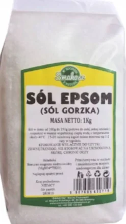 Sól Epsom (Sól Gorzka) 1kg Smakosz
