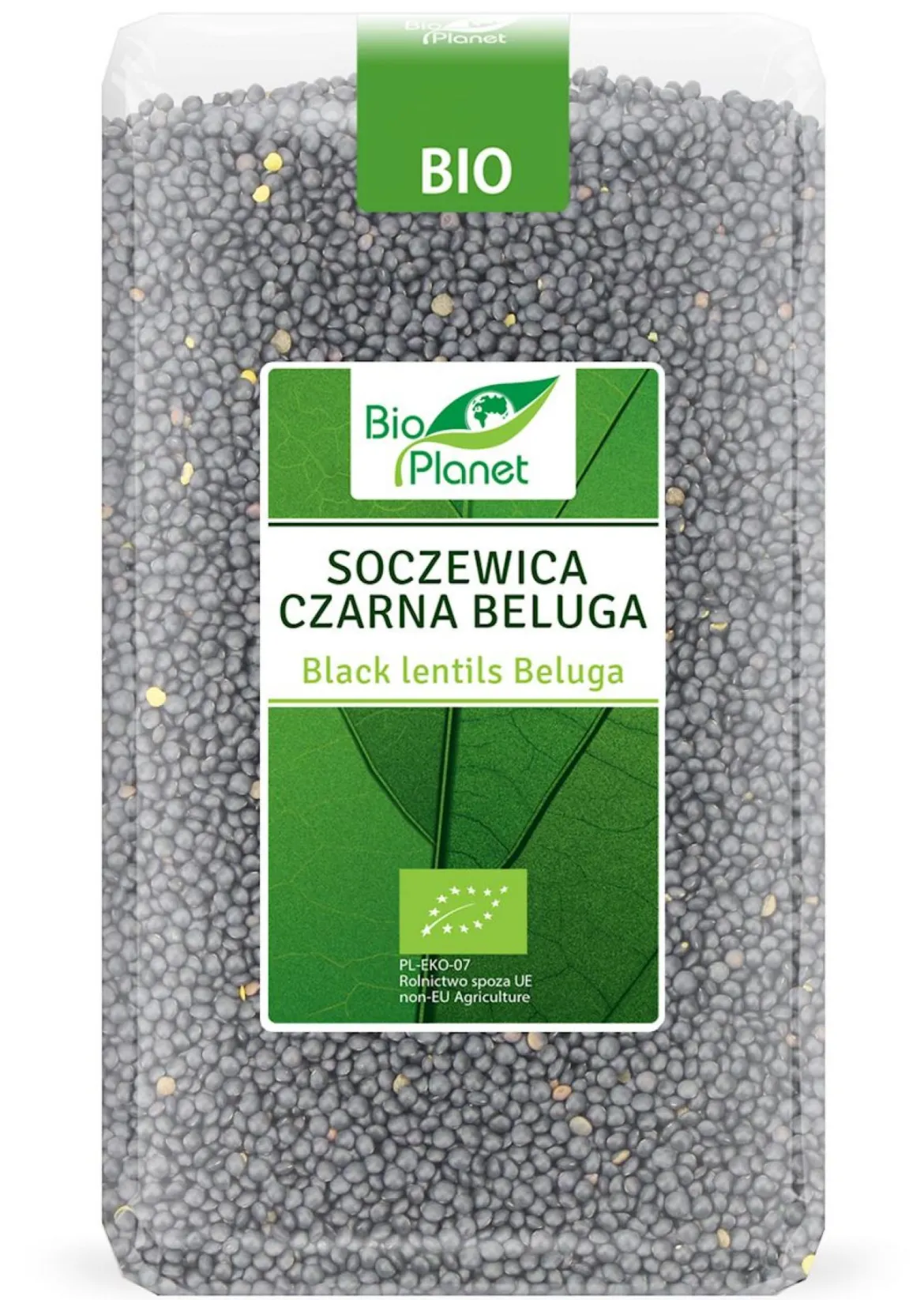Soczewica Czarna Beluga BIO 1kg Bio Planet