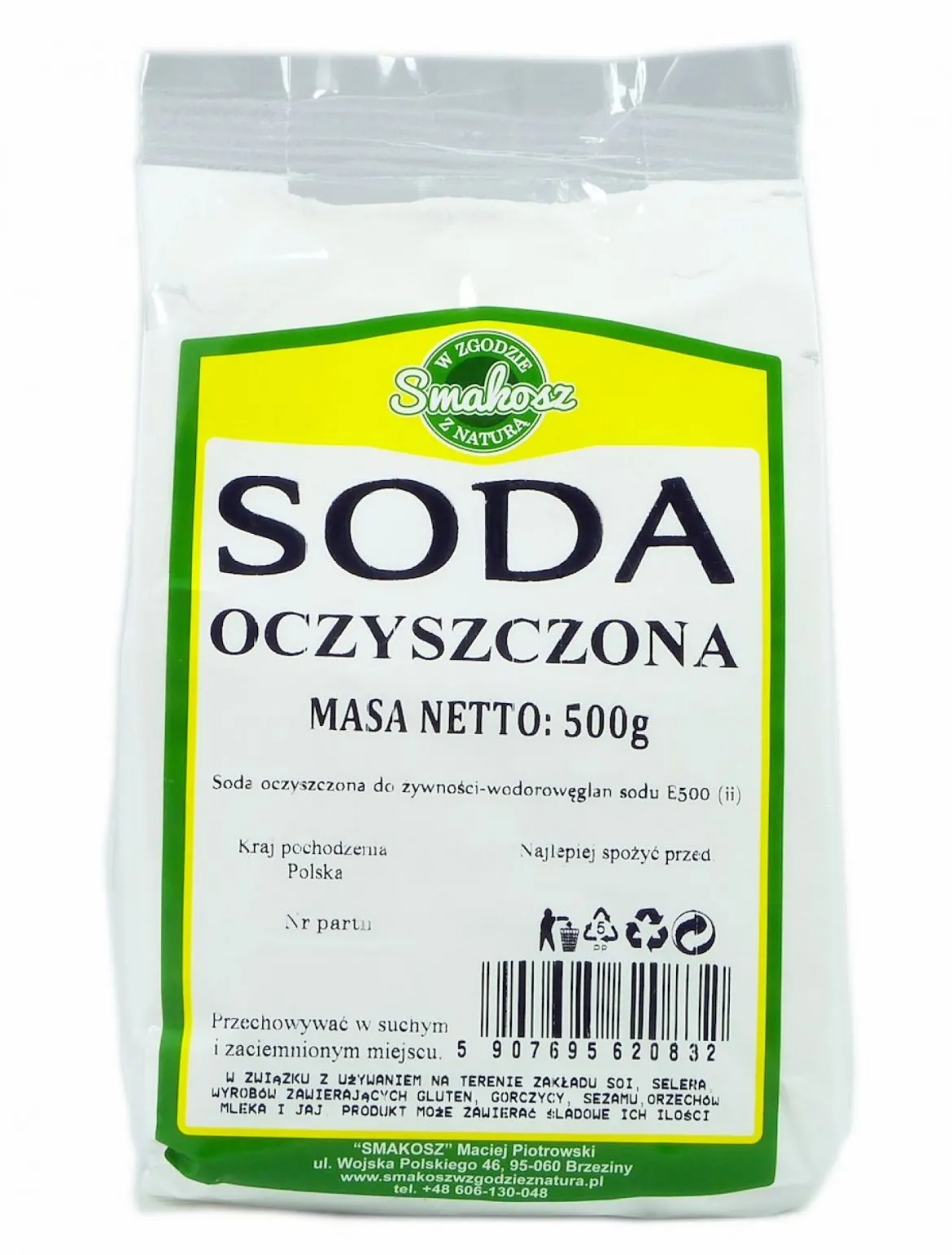 Soda Oczyszczona 500g Smakosz