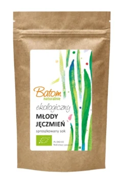 Sok z Młodego Jęczmienia Sproszkowany BIO 100g Batom