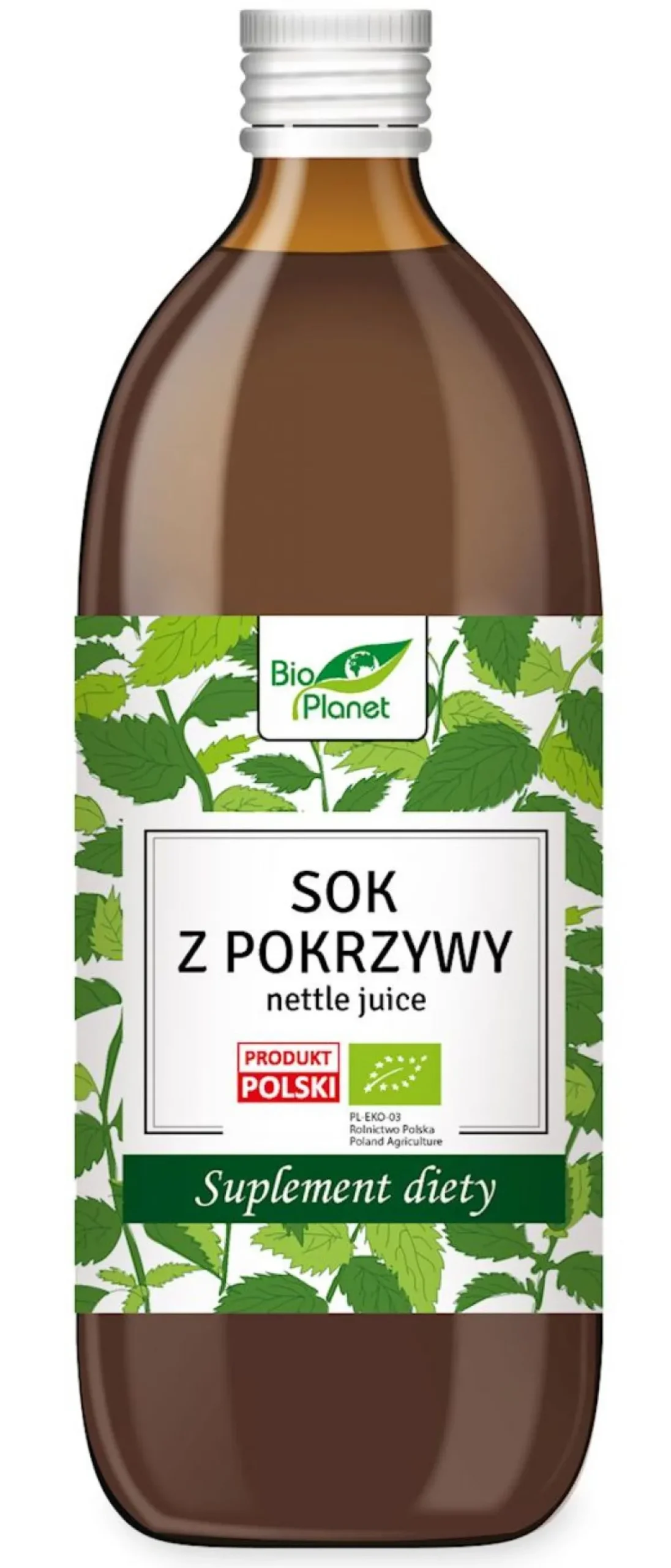 Sok z Pokrzywy BIO 500ml Bio Planet