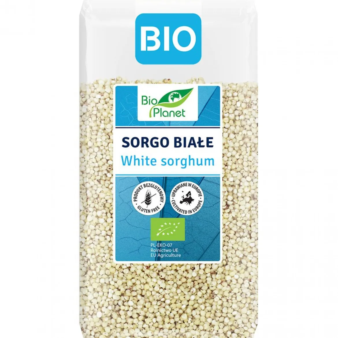 Sorgo Białe Obłuszczone Bezglutenowe BIO 500g Bio Planet
