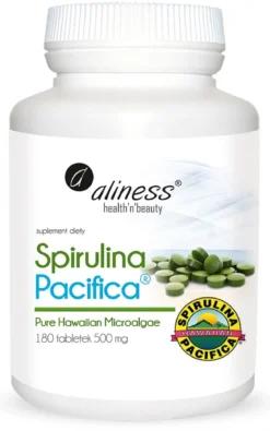 Spirulina Hawajska 500mg 180 tabl Aliness