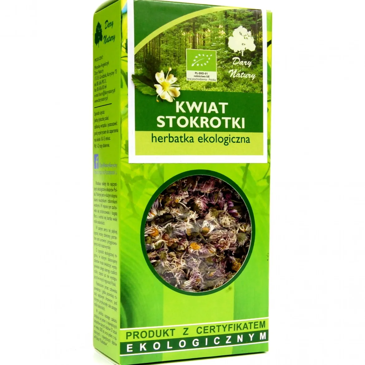 Stokrotka kwiat EKO 25g Dary Natury