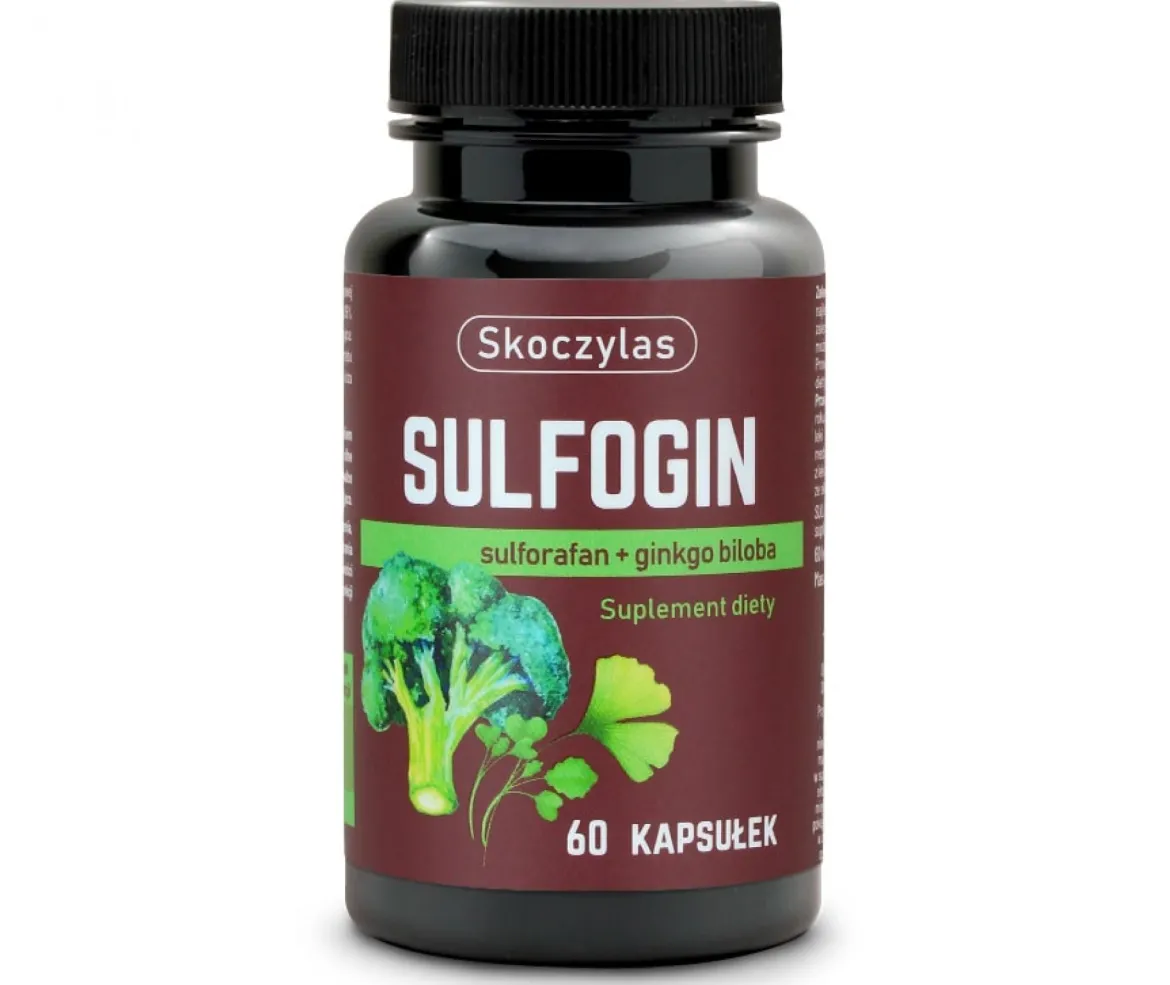 Sulfogin sulforafan+ginko biloba 60 kapsułek Skoczylas