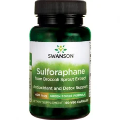 Sulforafan (Kiełki Brokułu) 400mcg 60kaps Swanson