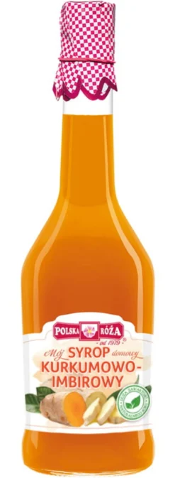 Syrop Kurkumowo Imbirowy 500ml Polska Róża