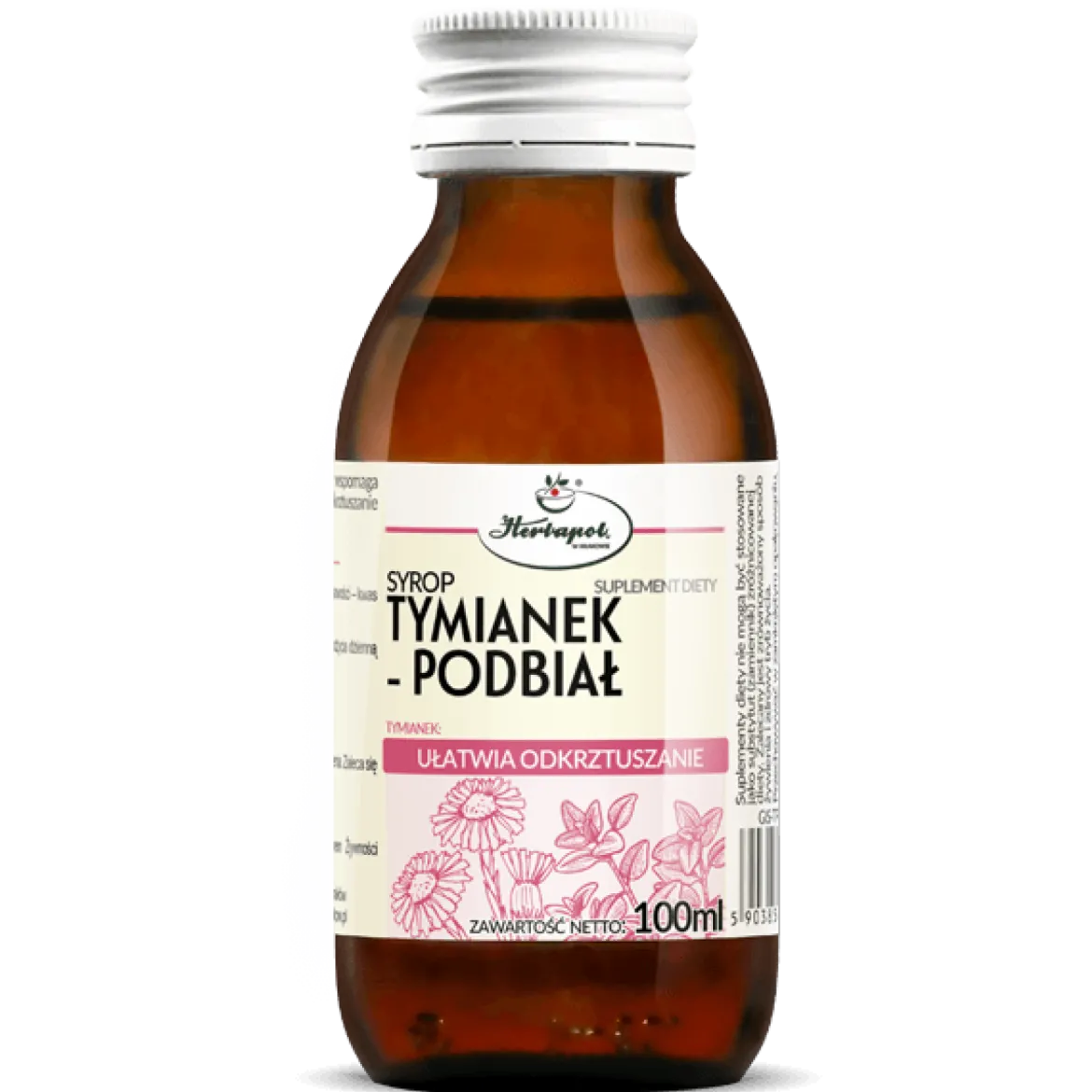 Syrop tymianek-podbiał 100ml Herbapol