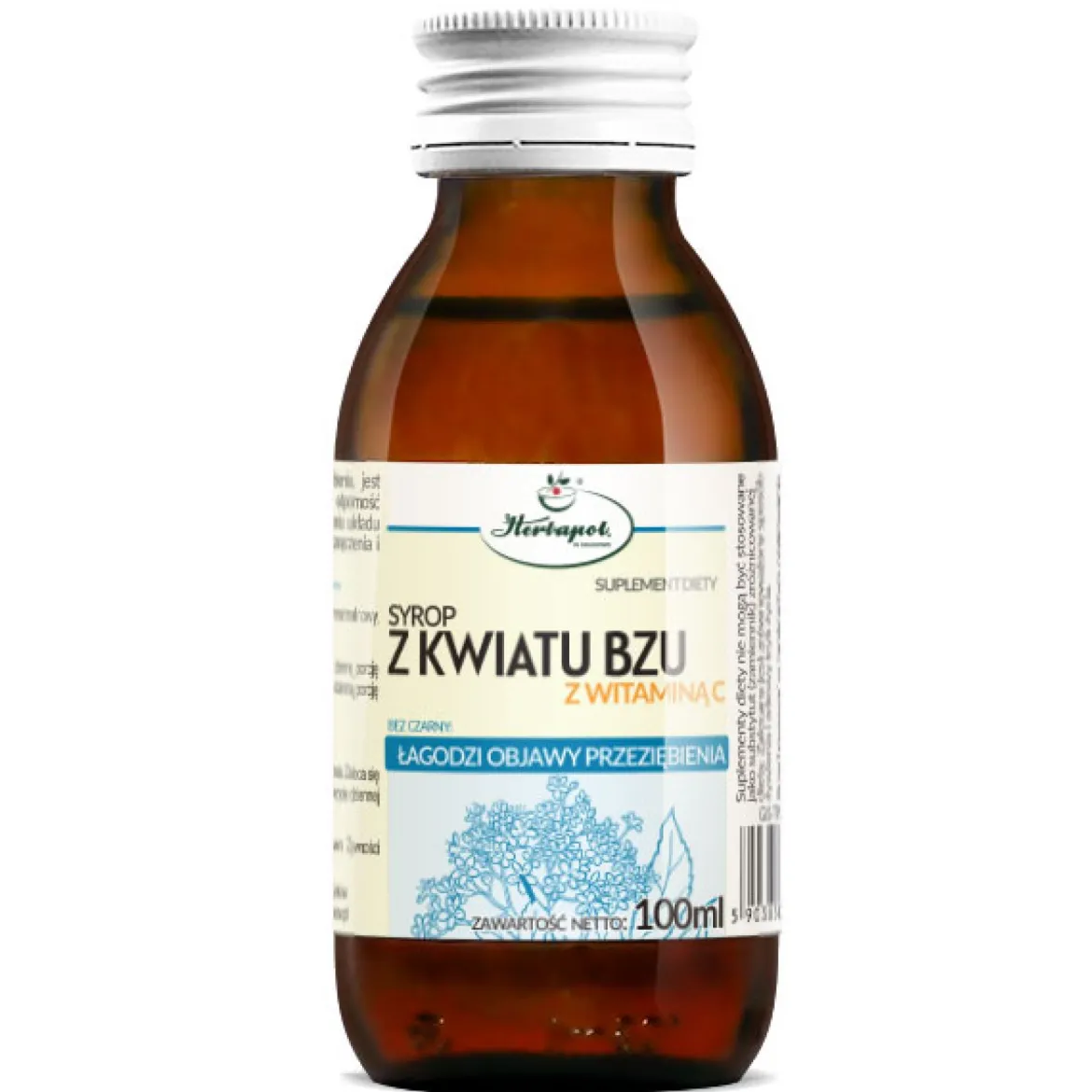 Syrop z kwiatu bzu 100ml Herbapol