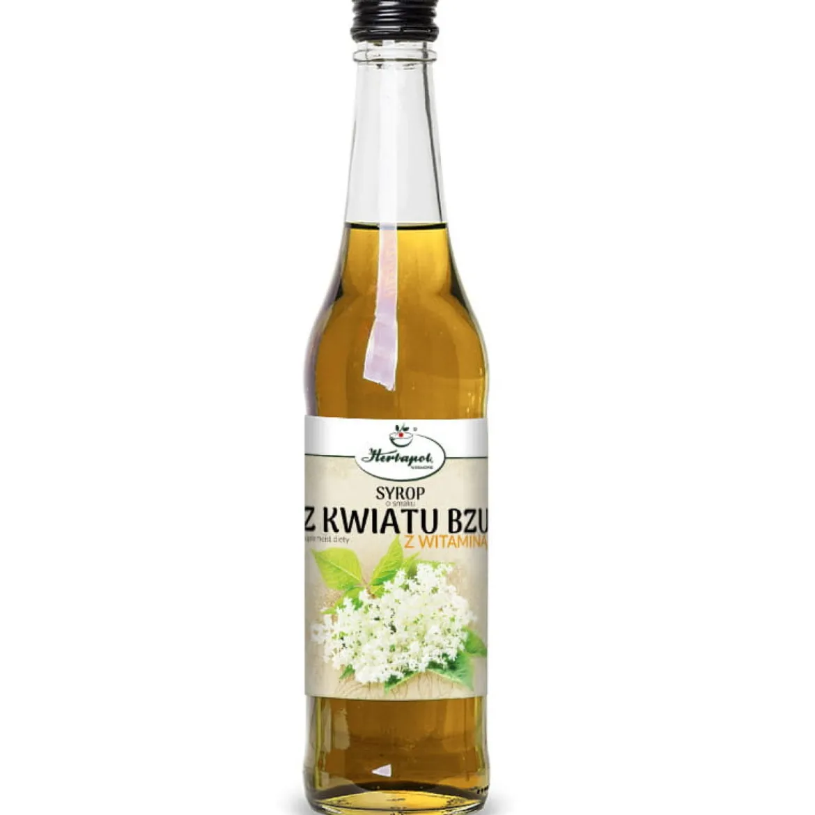Syrop z Kwiatu Bzu z Witaminą C 480ml Herbapol