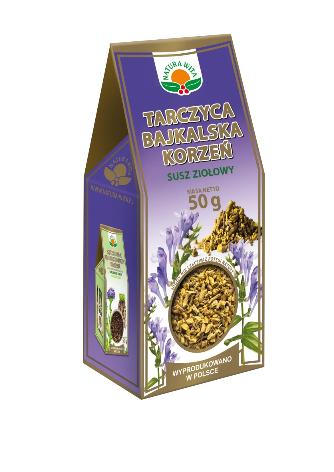 Tarczyca bajkalska korzeń 50g Natura Wita