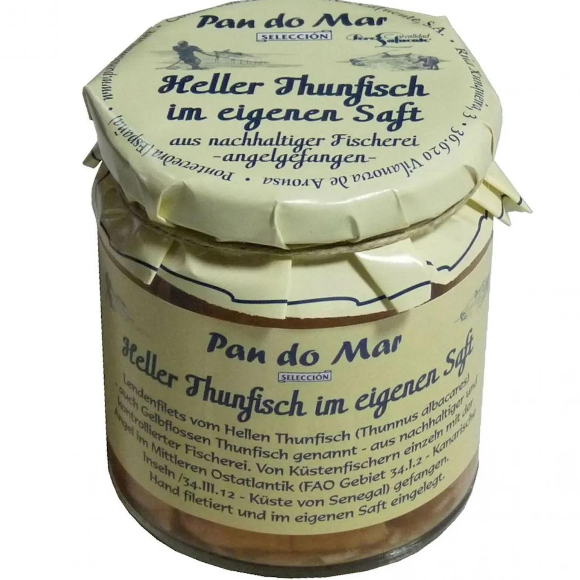 Tuńczyk w sosie własnym 220 g Pan do Mar